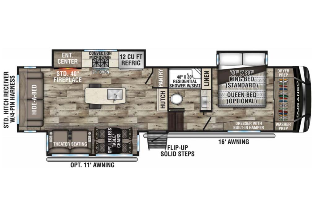 2022 K-Z, INC. DURANGO Fifth Wheel 301RLT - 13311 - Bucars RV Dealers