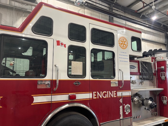 Firetruck in shop at Bucars-6